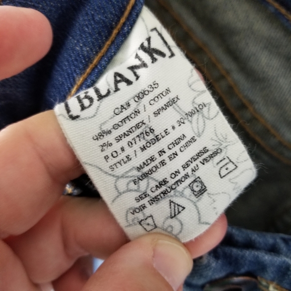 BLANK NYC | distressed denim skinny straight jeans - Picture 9 of 10